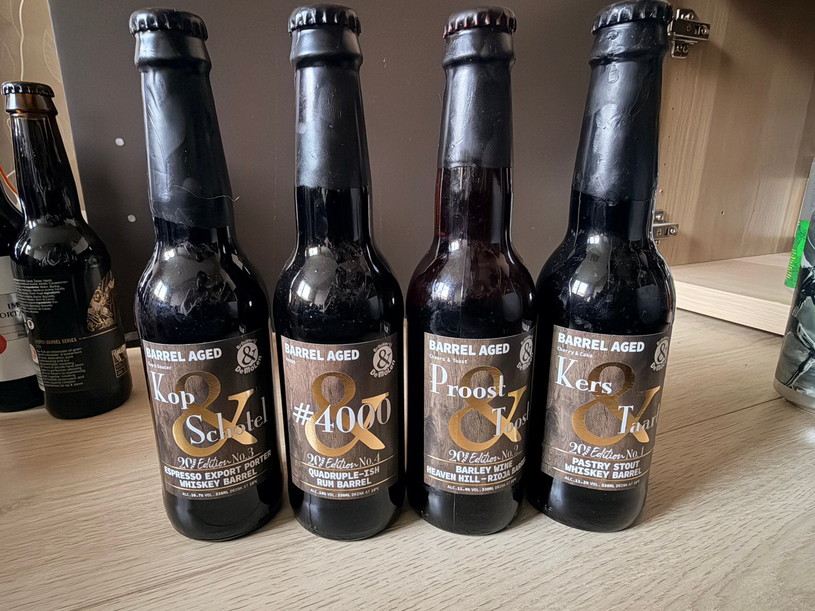 Brouwerij de Molen, barrel aged editions, Verzamelen, Ophalen of Verzenden, Nieuw, Flesje(s), Overige merken