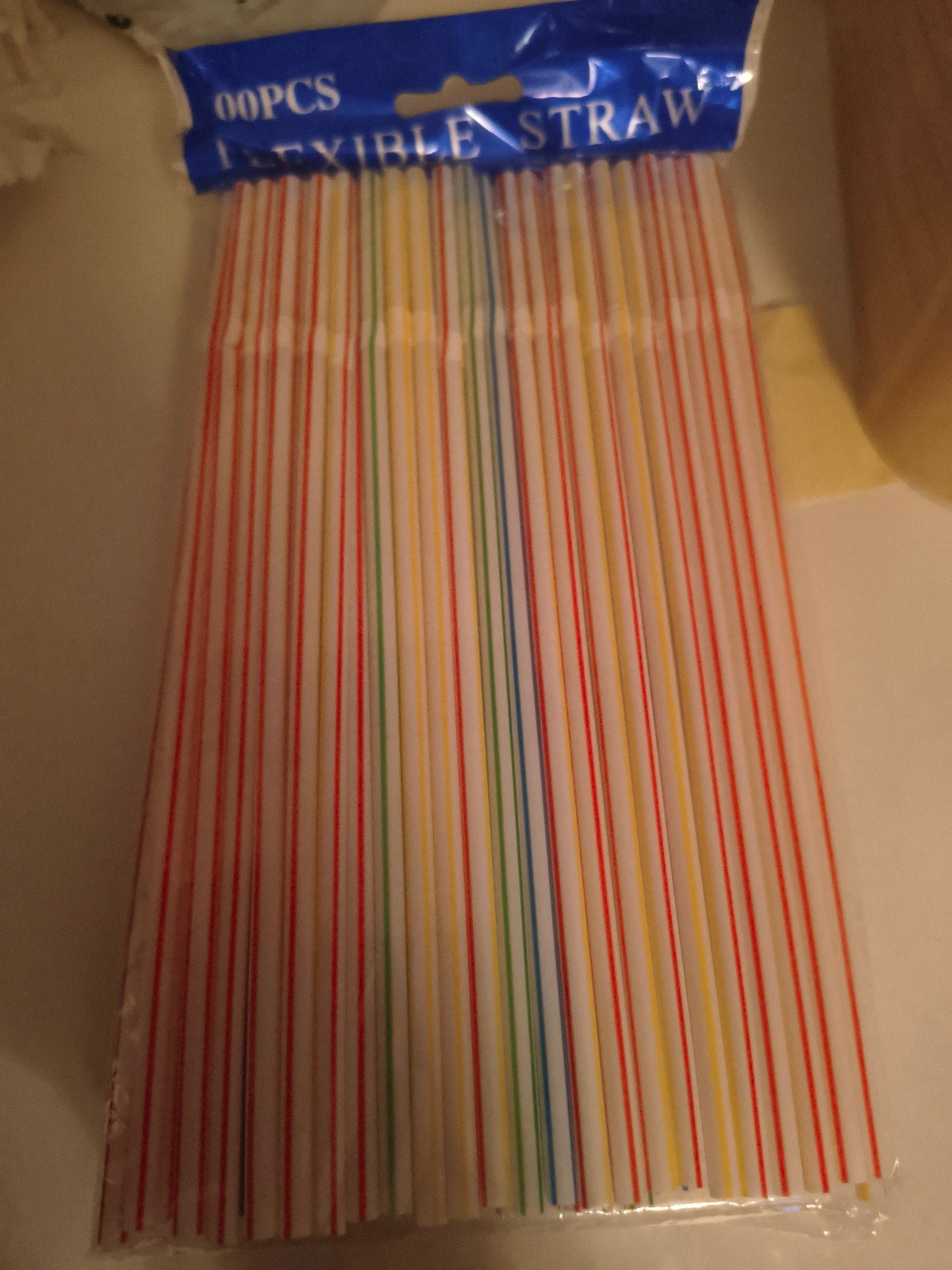 plastic Rietjes - 100 stuks per pakje, Overige typen, Kunststof, Nieuw, Ophalen of Verzenden