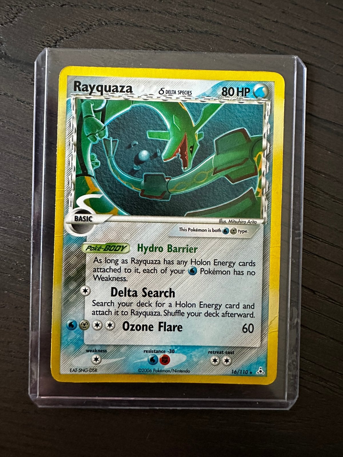 Rayquaza #16 - Delta Species - Light Played, Ophalen of Verzenden, Zo goed als nieuw