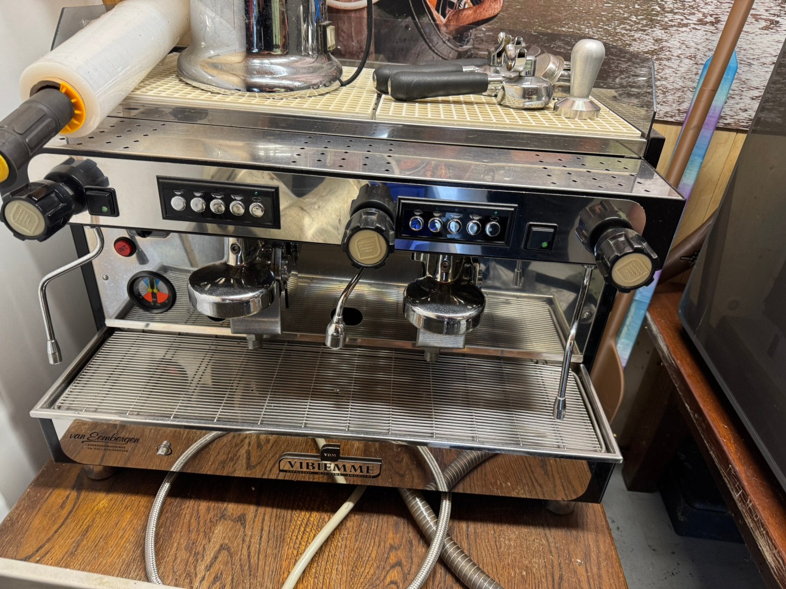 Horeca koffiemachine barista, Ophalen