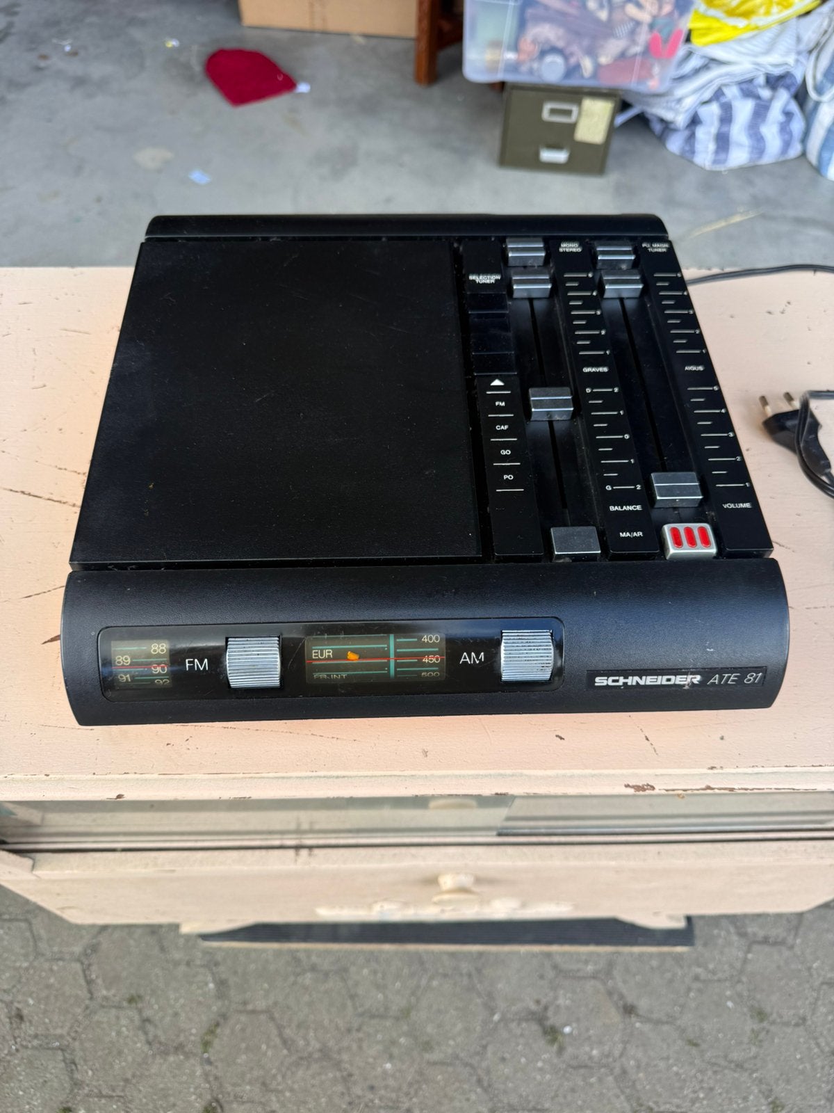 Schneider ATE 81 Vintage Tuner/Equalizer, Audio, Tv en Foto, Vintage Televisies, Ophalen of Verzenden, Gebruikt, Overige merken
