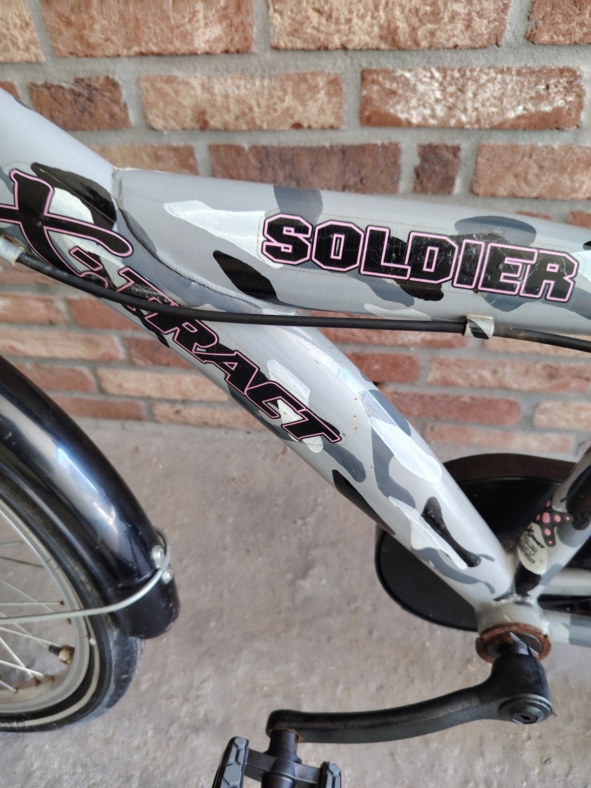Kinderfiets X-tract Soldier met 3 versnellingen, Gebruikt, Velgrem, Versnellingen, Minder dan 49 cm