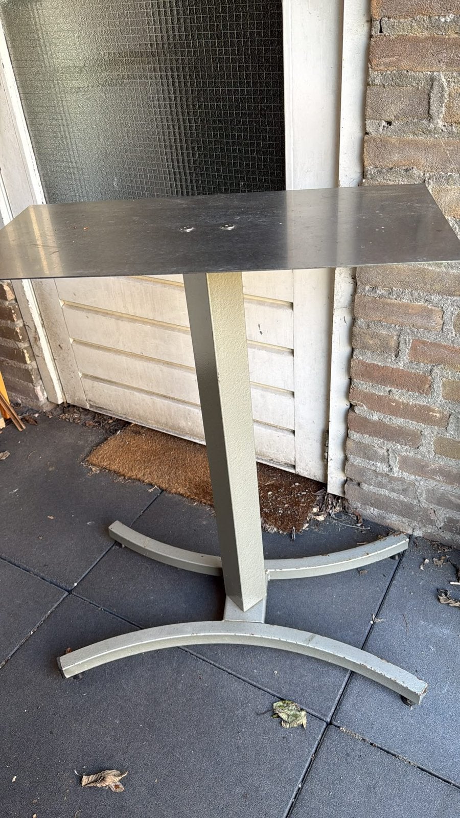 Voet voor bespanmachine, Ophalen, Gebruikt, Rechthoekig