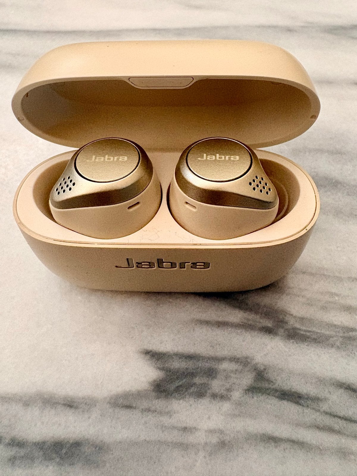 Jabra Elite 75t Gold, Audio, Tv en Foto, Koptelefoons, In-ear, Goud, Bluetooth, Ophalen of Verzenden