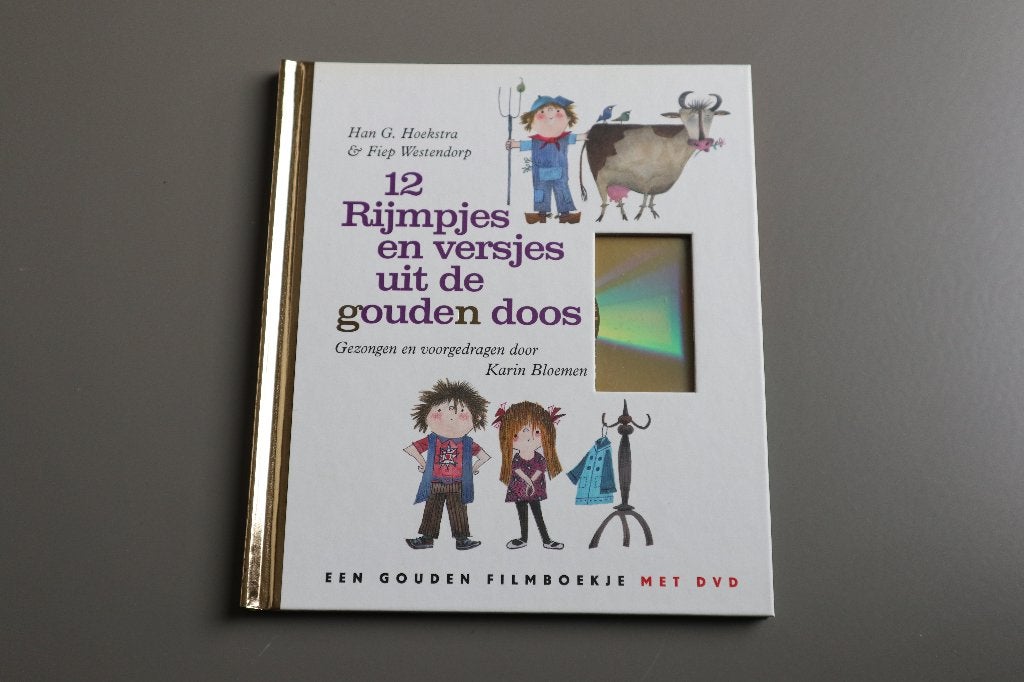 12 Rijmpjes en versjes uit de gouden doos dvd Karin Bloemen, Han G. Hoekstra, Fictie algemeen, Ophalen of Verzenden, Zo goed als nieuw