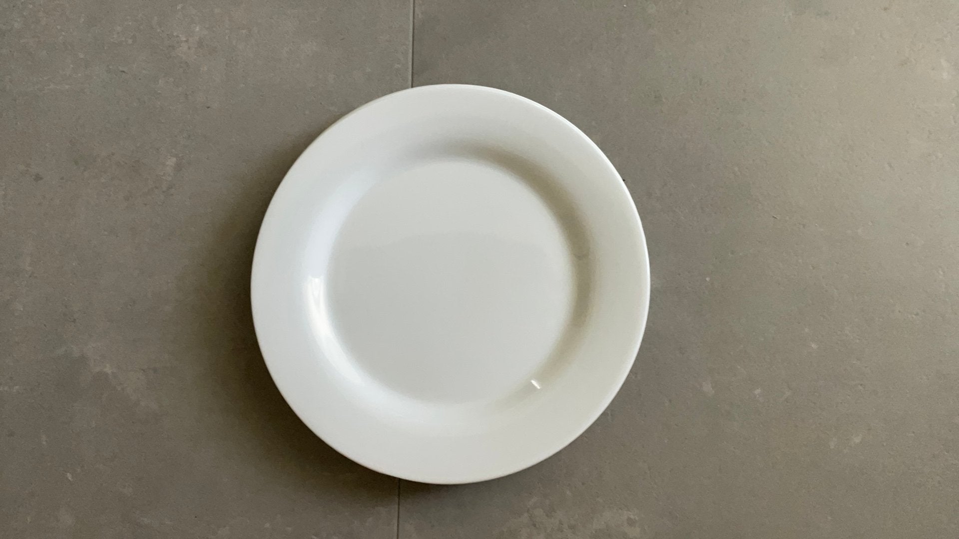 4 witte kunststof bordjes kamperen, Ophalen of Verzenden, Zo goed als nieuw