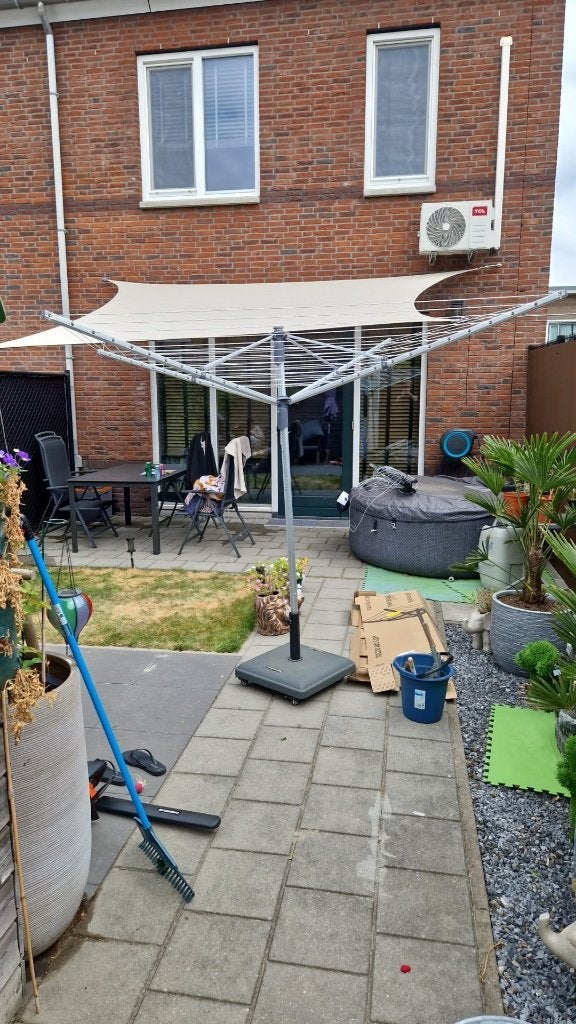 Droogmolen 50M Nevac ongebruikt met grondanker, Tuin en Terras, Droogmolens en Wasrekken, Ophalen, Nieuw, Droogmolen