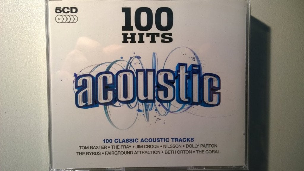 100 Hits Acoustic (5 CD), Ophalen of Verzenden, Zo goed als nieuw, Pop, Boxset