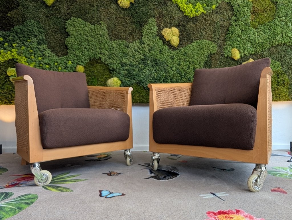 2x Flexform Mozart fauteuil, Huis en Inrichting, Fauteuils, Ophalen, Gebruikt, Design, 75 tot 100 cm