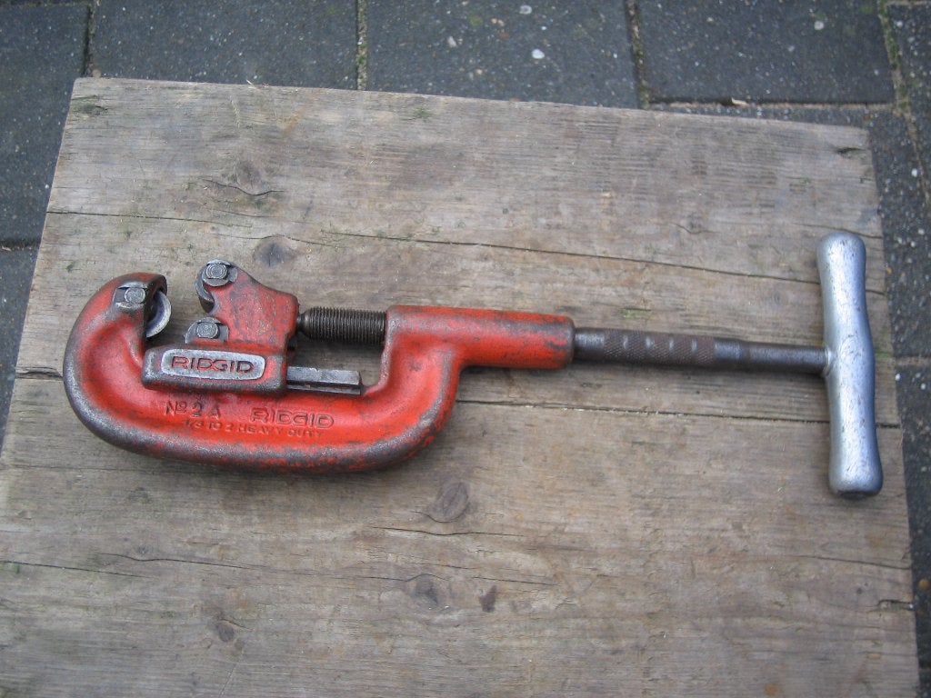 grote ridgid pijpensnijder izgst, Ophalen of Verzenden, Zo goed als nieuw