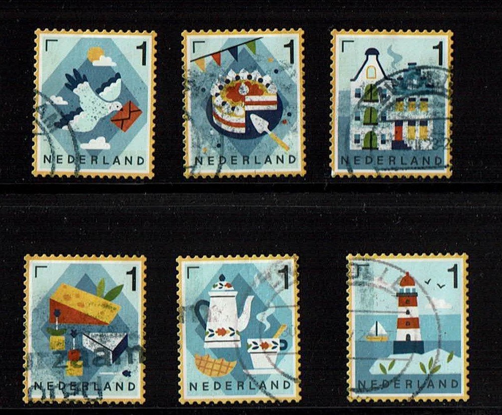 Nederland kavel 268 gestempeld, Verzenden, Na 1940, Gestempeld
