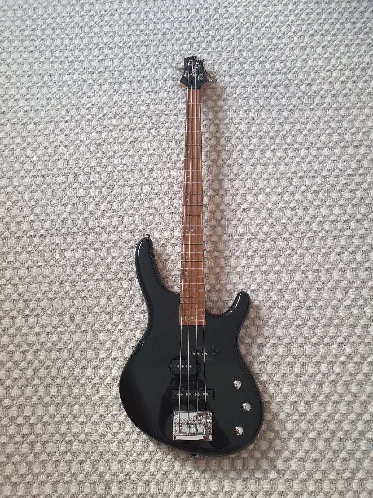 Cort Action PJ OPB 4-String Bass 2000s - Gloss Black, Ophalen, Gebruikt, Elektrisch