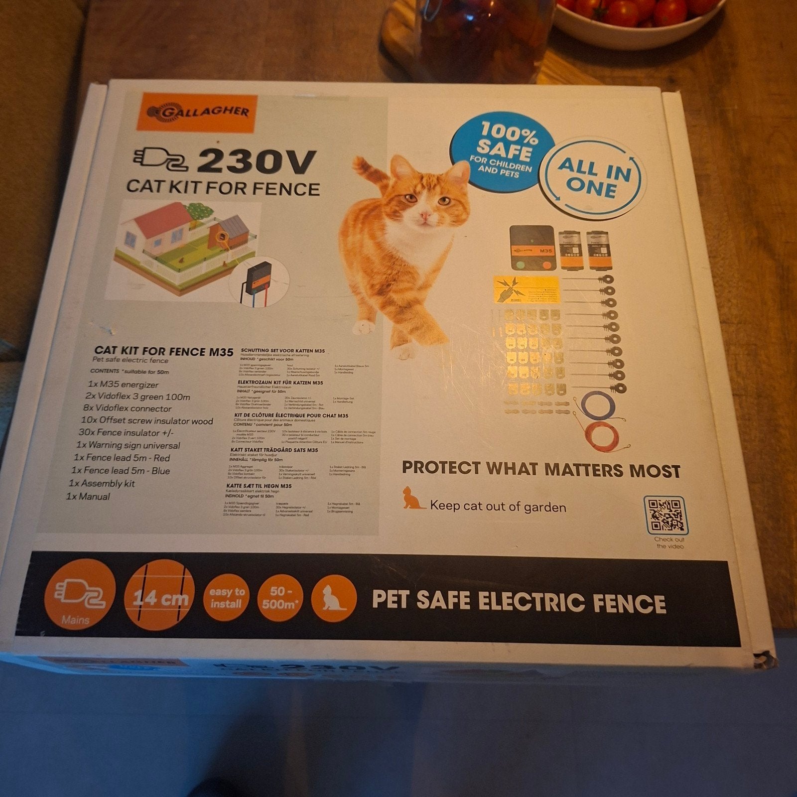 elektrische afrastering katten voor schutting, Ophalen of Verzenden, Nieuw