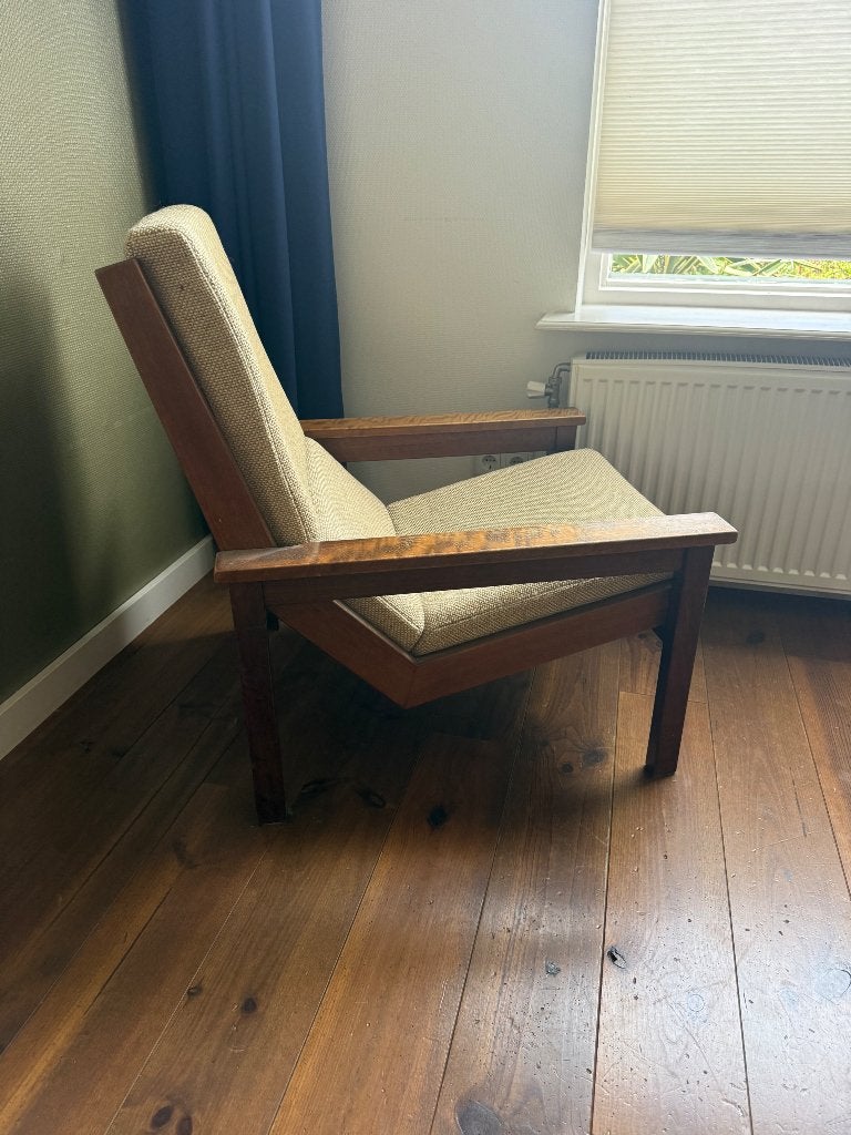 Vintage Fauteuil Lotus Rob Parry voor Gelderland, Huis en Inrichting, Fauteuils, Gebruikt, 75 tot 100 cm, Ophalen of Verzenden