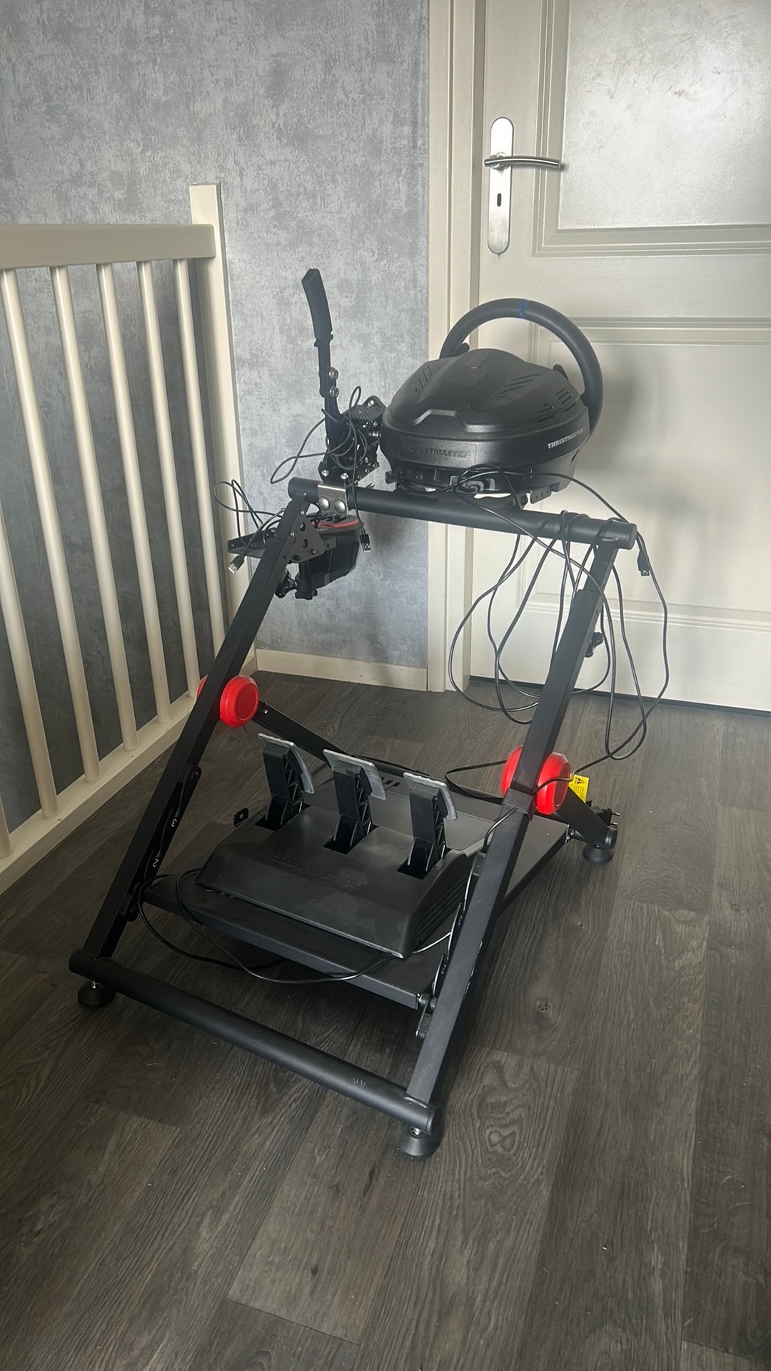Volledige game race stuur setup, Ophalen, 1 speler, Racen en Vliegen, Zo goed als nieuw