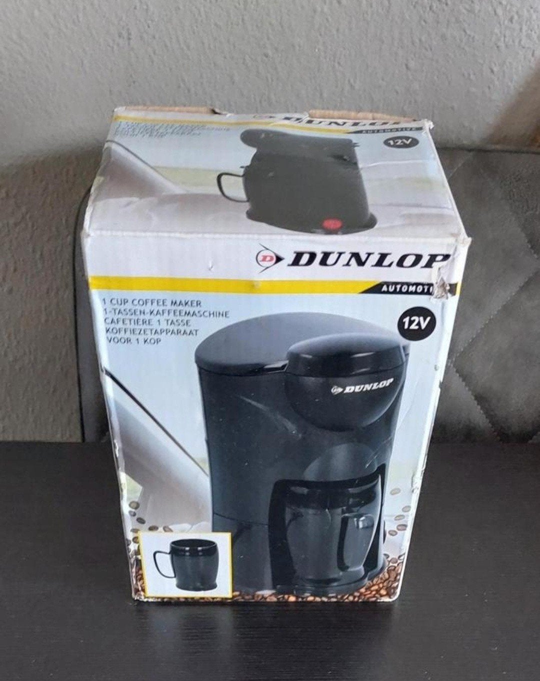 DUNLOP Reis Koffiezet apparaat, Witgoed en Apparatuur, Gemalen koffie, Ophalen of Verzenden, 1 kopje, Koffiemachine