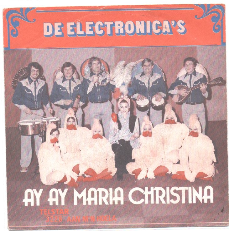 De Electronica's- Ay,ay Maria Christina, Cd's en Dvd's, Vinyl | Nederlandstalig, Verzenden, 7 inch, Levenslied of Smartlap, Fotohoes