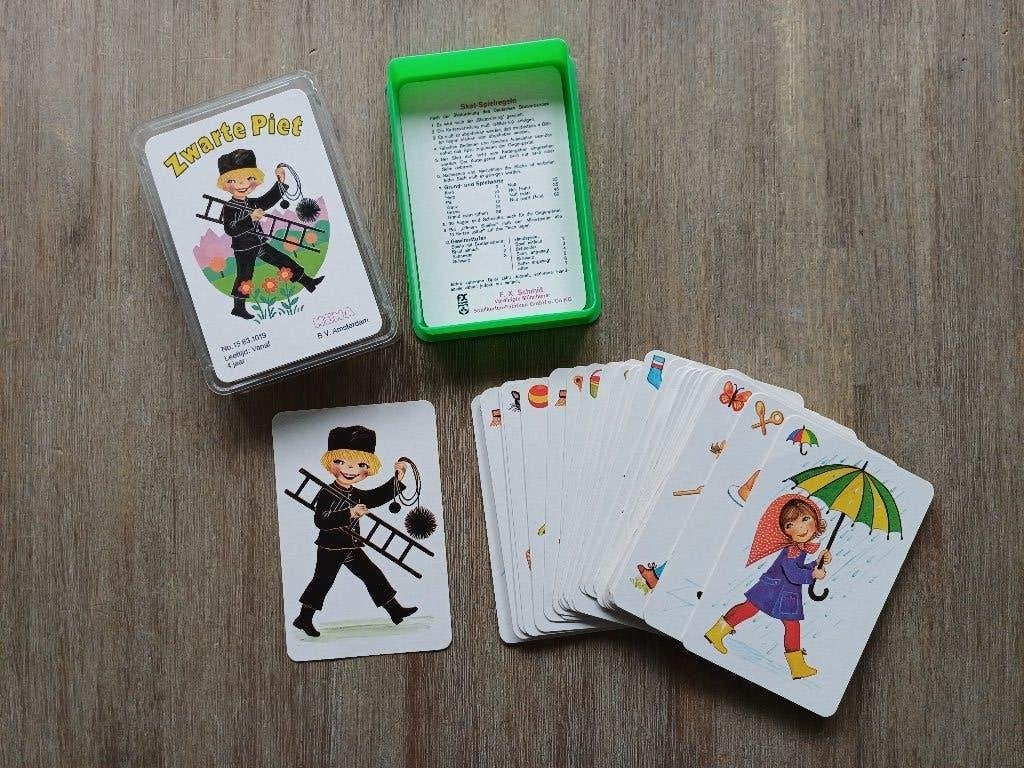 Zwarte Piet spel, vintage/retro; compleet, Ophalen of Verzenden, Gebruikt, Kwartet(ten)