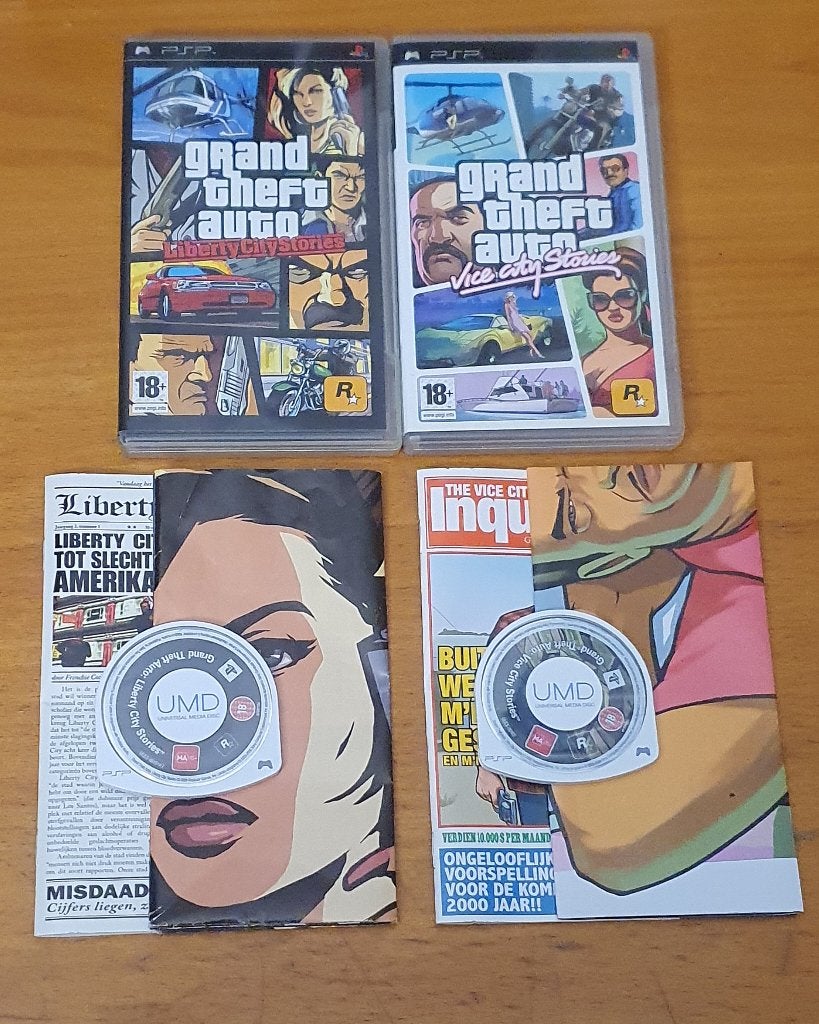 PSP | Grand Theft Auto Vice City Stories & Liberty City, Spelcomputers en Games, Games | Sony PlayStation Portable, Avontuur en Actie