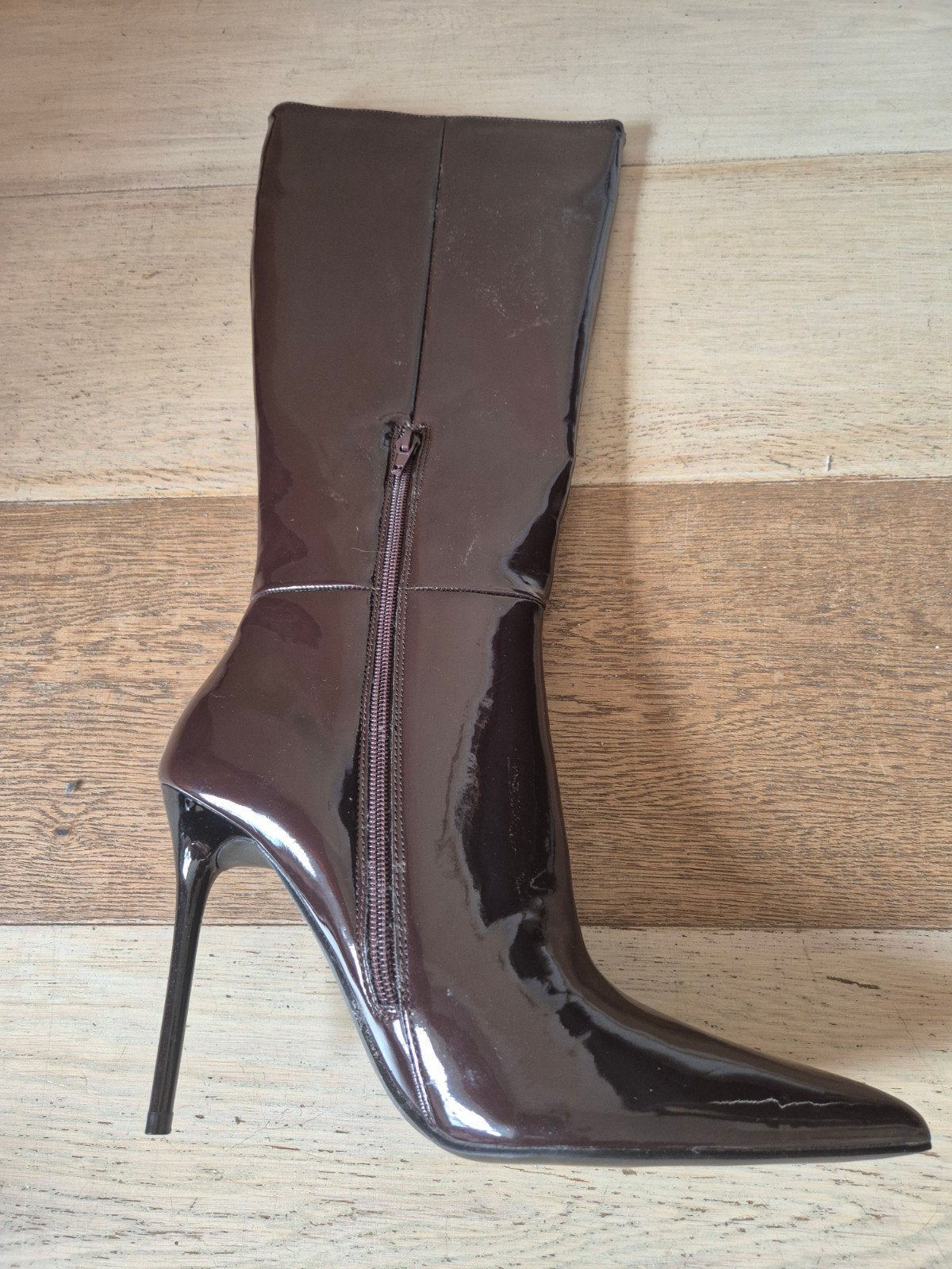 Laklaarzen van Even & Odd, Kleding | Dames, Schoenen, Ophalen, Nieuw, Bruin, Hoge laarzen