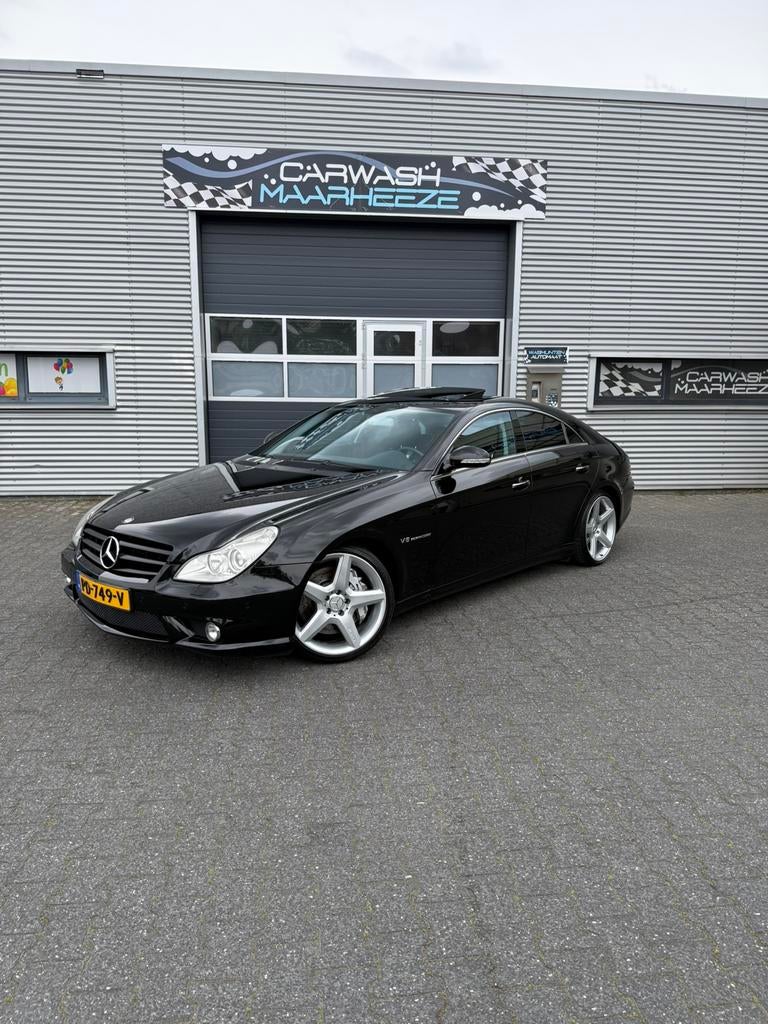 Mercedes-Benz CLS 5.5 Cls55 AMG AUT 2005 Zwart, Automaat, Achterwielaandrijving, 4 stoelen, 1820 kg