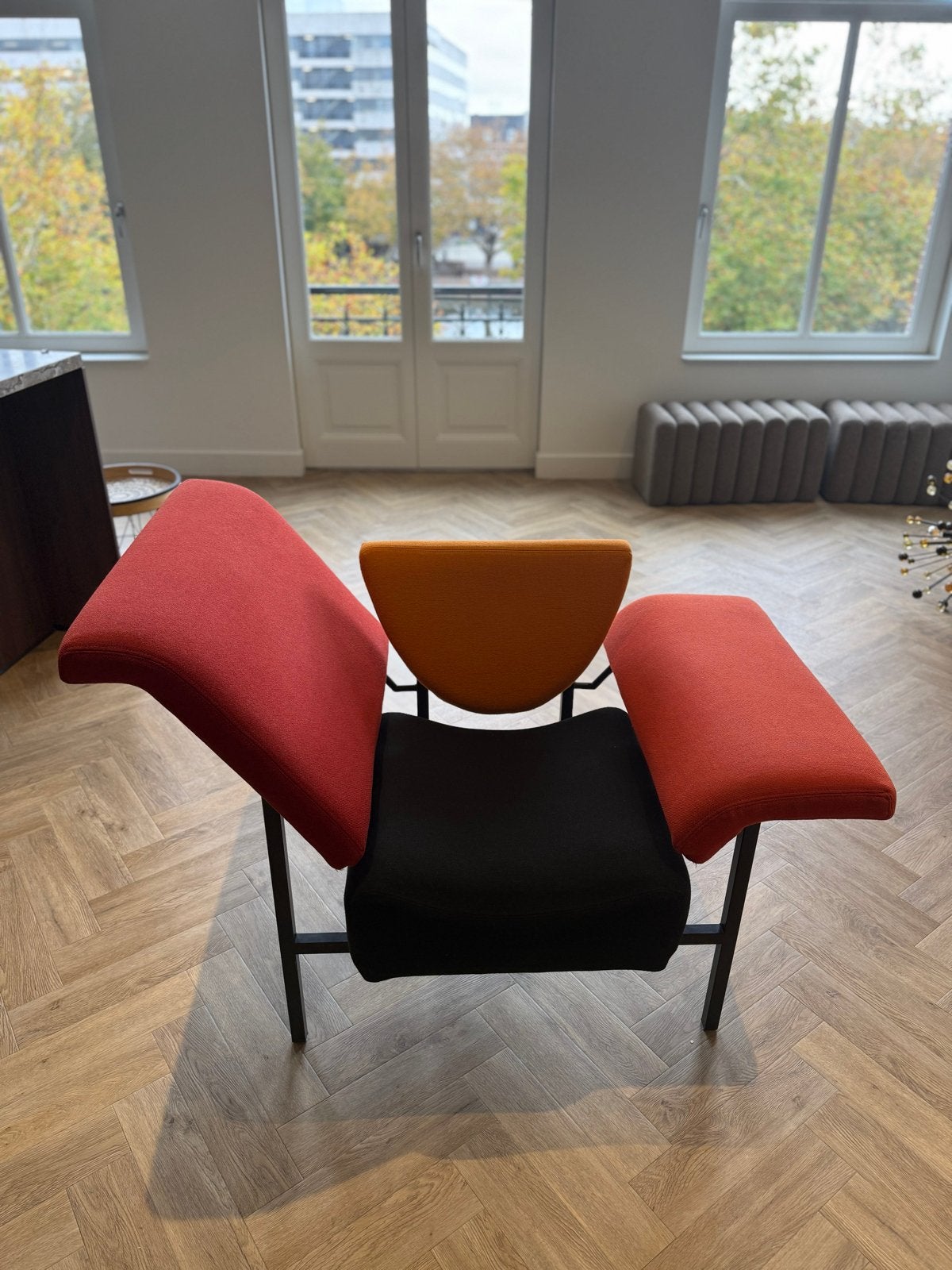 Design fauteuil 'Groeten uit Holland' - Uniek en kleurrijk, Huis en Inrichting, Overige kleuren, Ophalen of Verzenden, Zo goed als nieuw