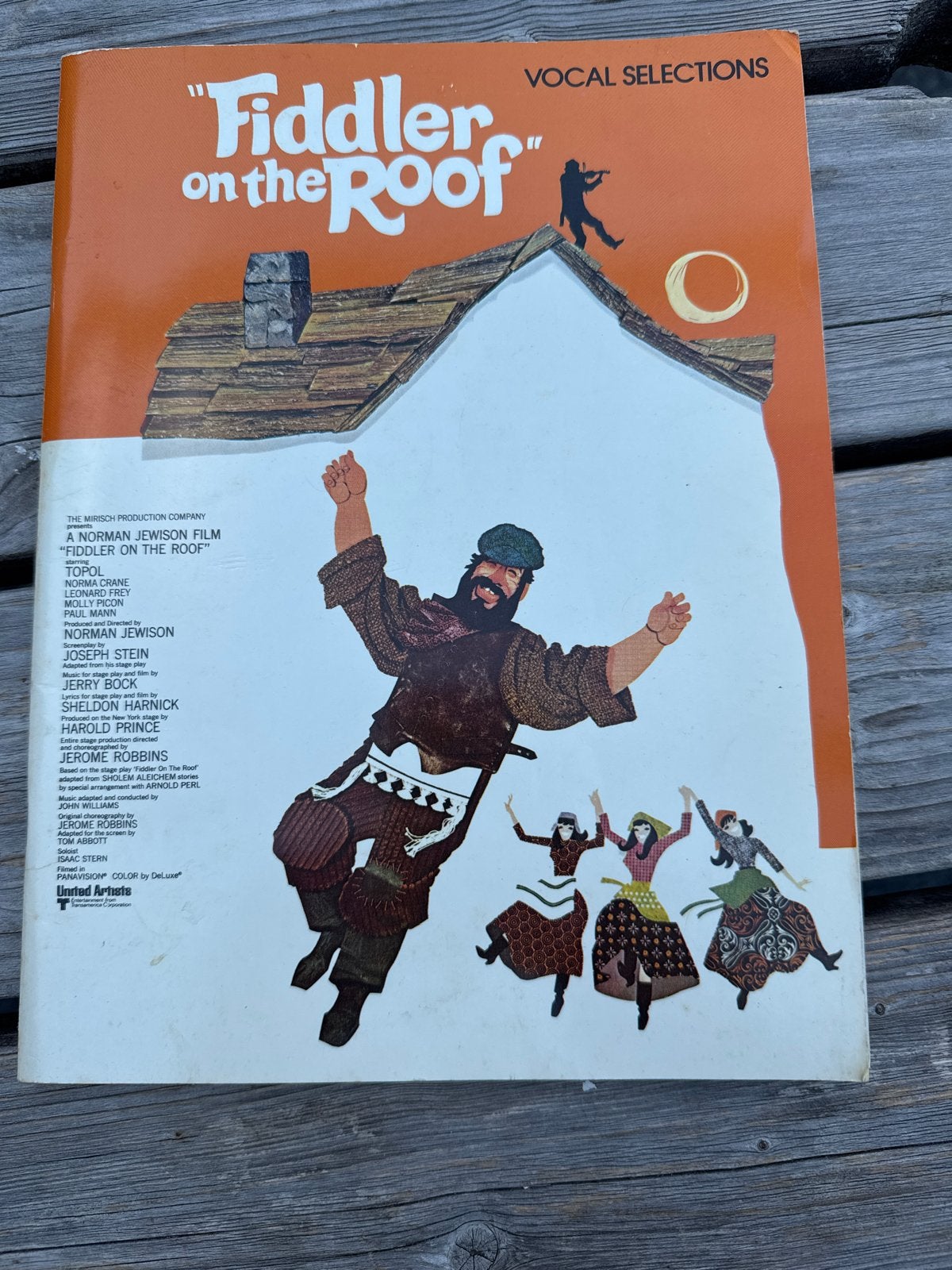 Bladmuziek Piano - Fiddler on the Roof (Vocal Selections), Gebruikt, Filmmuziek en Soundtracks, Ophalen of Verzenden, Thema
