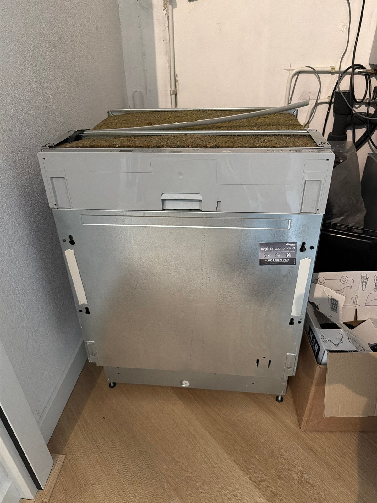 Bauknecht vaatwasser - Inbouw voor 60cm blok, Ophalen, Eco programma, Zo goed als nieuw, Inbouw