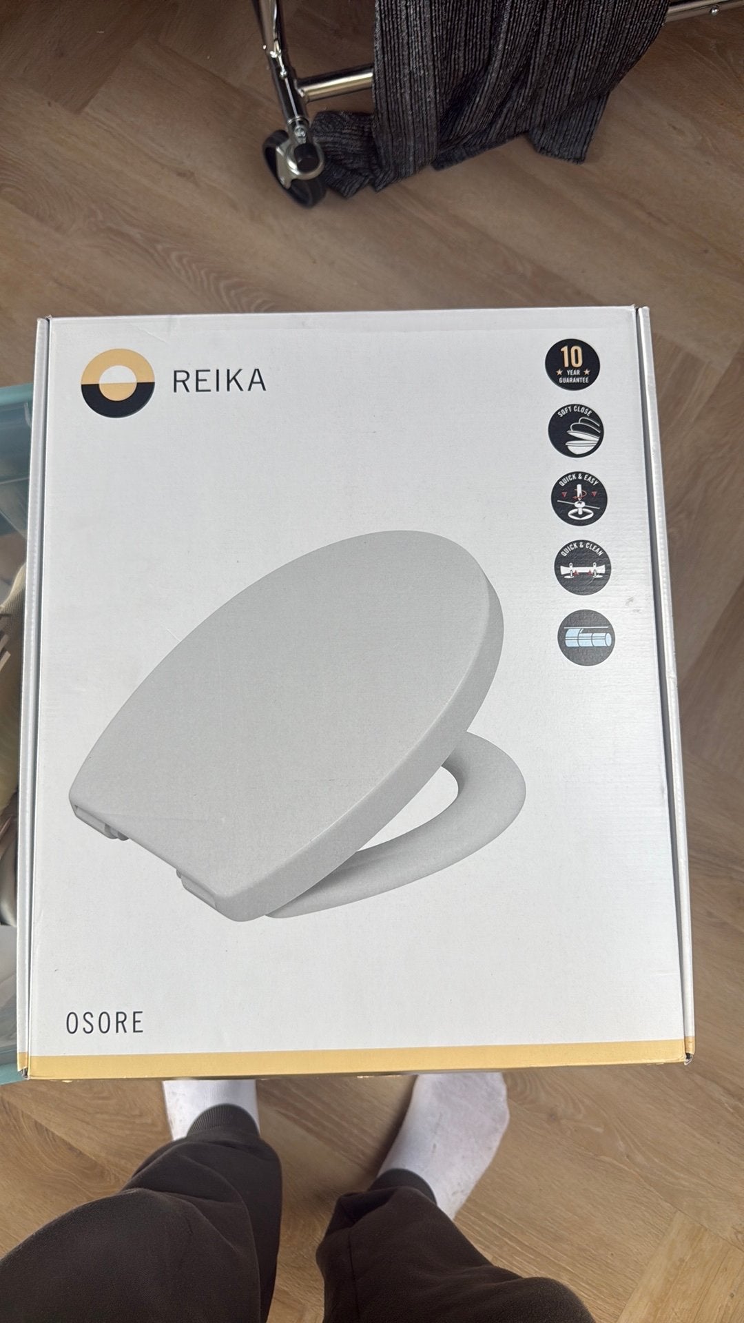 WC bril Reika Osore soft close, Ophalen of Verzenden, Nieuw, Toilet