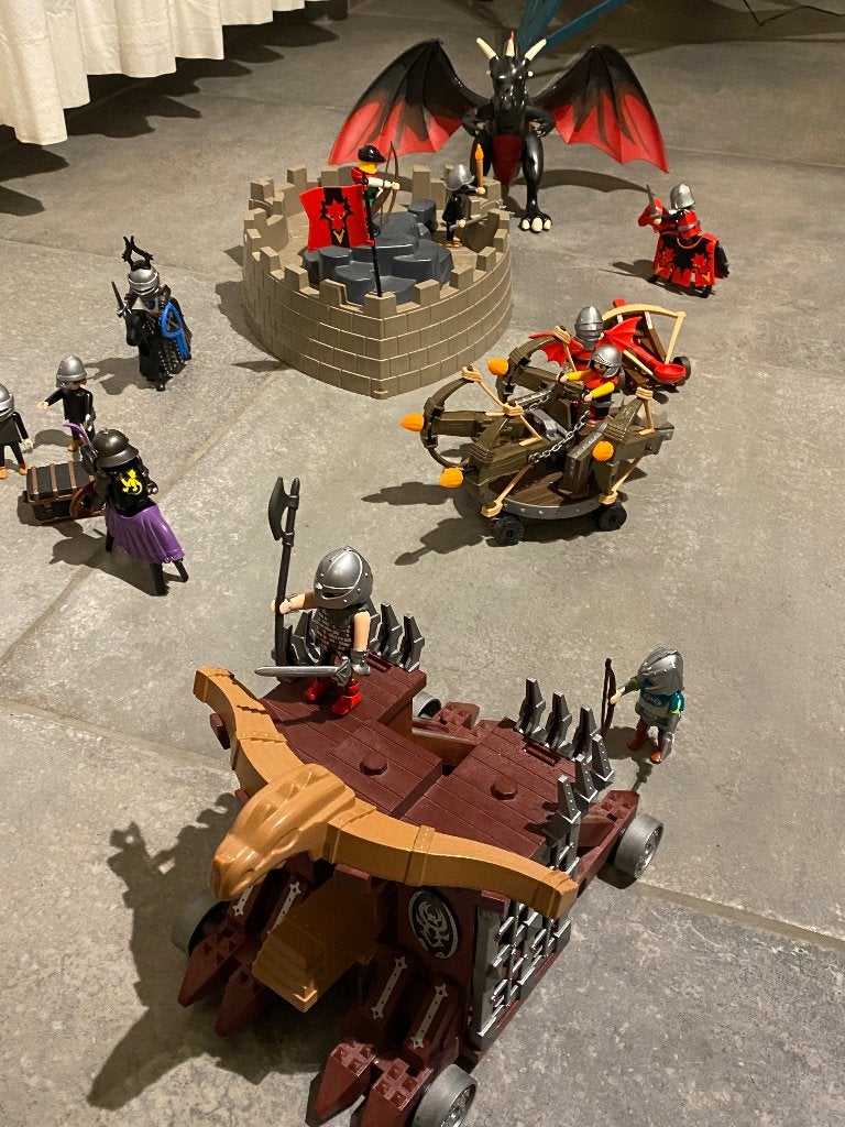 Playmobil diverse Ridder sets partij, Ophalen of Verzenden, Gebruikt