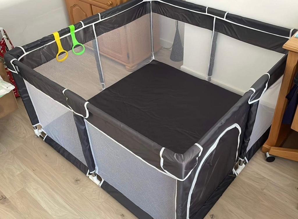 Grondbox Baby - Zwart - Speelbox - Baby Playpen, Ophalen, Gebruikt