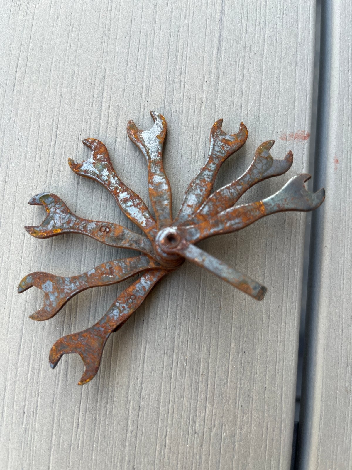 Vintage Terry's Spanners Sleutelset - Roestig en Uniek, Antiek en Kunst, Ophalen of Verzenden