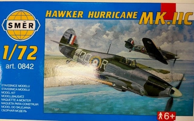 Coelianmodels, Smer, 0842, Hawker Hurricane, 1/72, €5,99, Overige merken, 1:72 tot 1:144, Nieuw, Ophalen of Verzenden