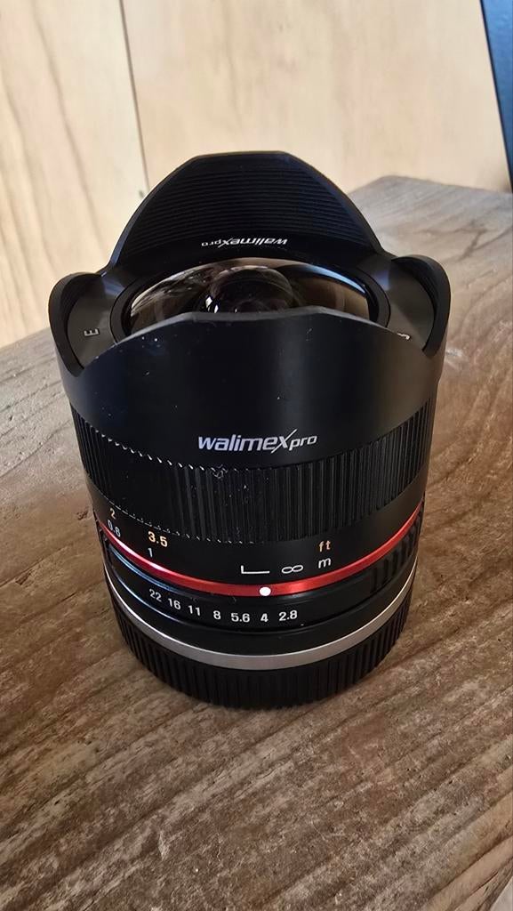 Walimexpro 8mm fisheye lens voor Sony, Ophalen