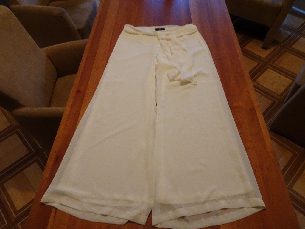 MART VISSER offwhite pantalon met groot strik, Overige typen, Verzenden, Wit, Maat 42/44 (L)
