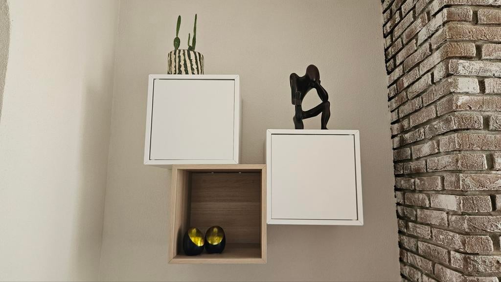 Eket wandkast kubus ikea, Ophalen
