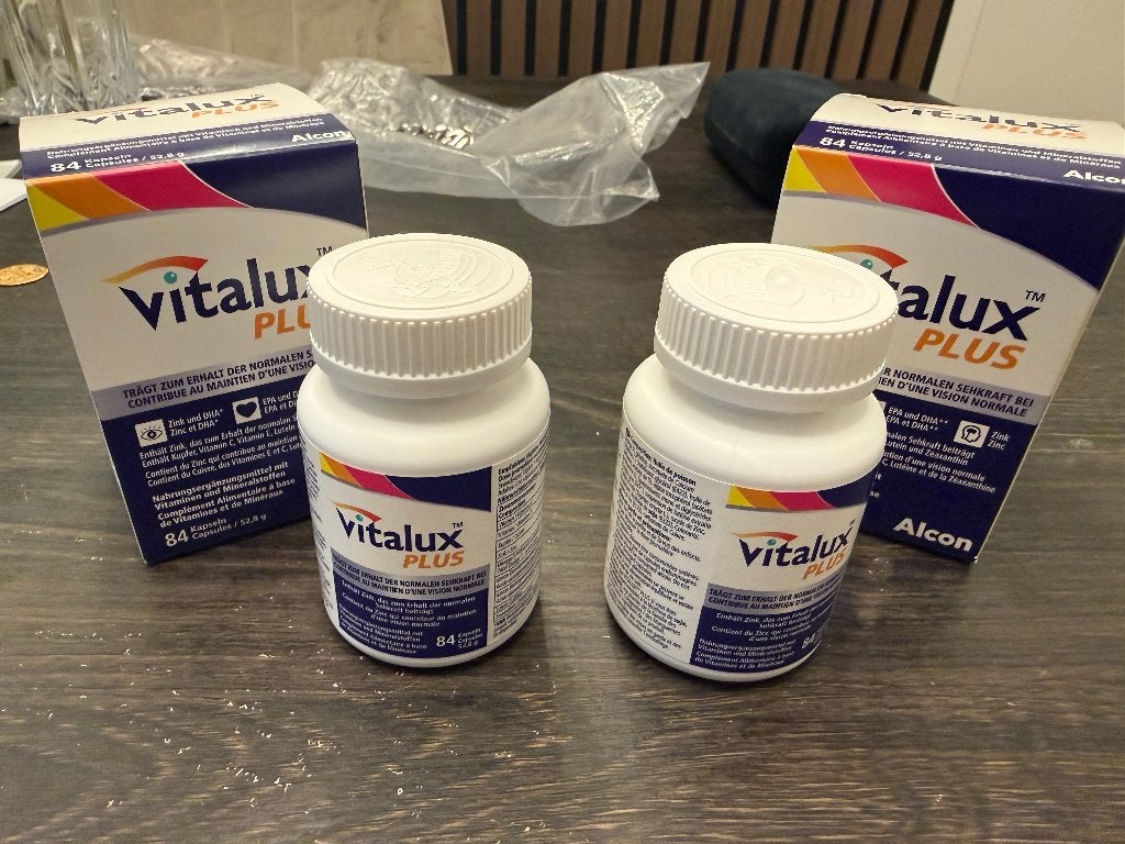 2x Vitalux Plus 84 Capsules/Tablets, NP 100EUR, Ophalen of Verzenden