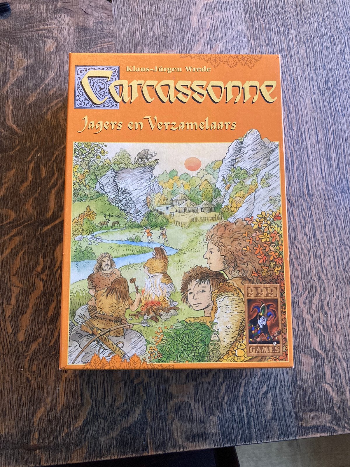 Carcassone; Jagers en Verzamelaars, Hobby en Vrije tijd, Gezelschapsspellen | Bordspellen, Ophalen, Zo goed als nieuw