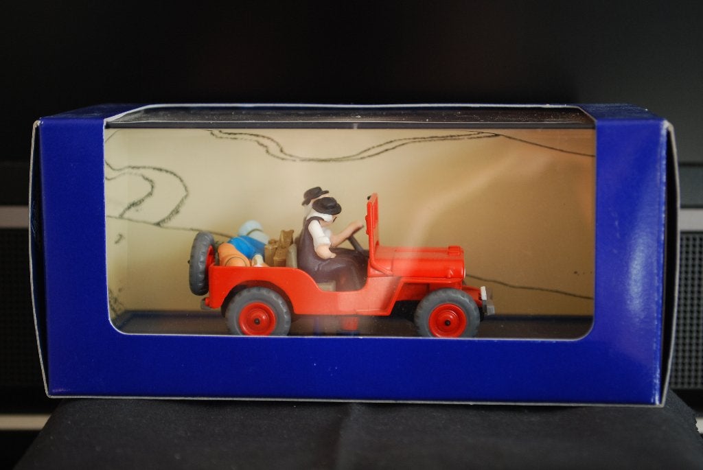 Kuifje auto No. 7 De Jeep uit Kuifje en het zwarte goud, Ophalen of Verzenden, Zo goed als nieuw, Auto, Overige merken