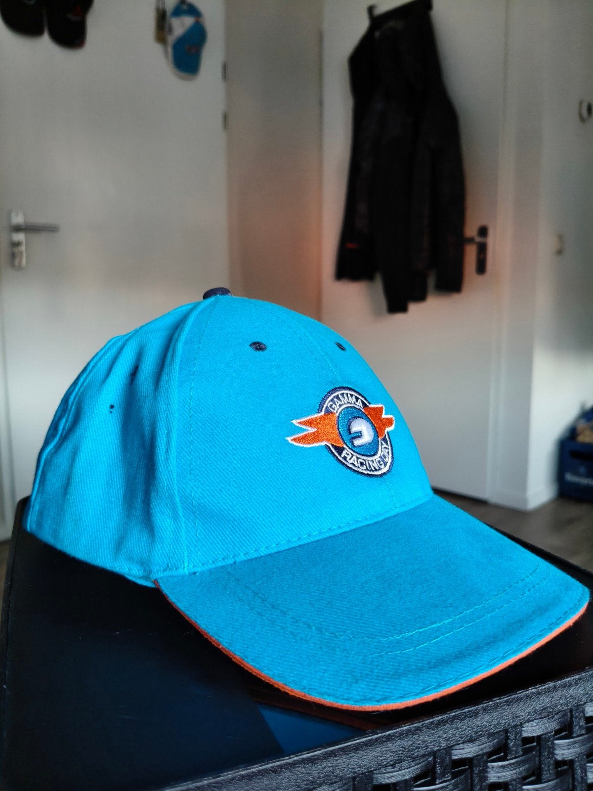 2011 Gamma Racing Day Katoenen Blauwe Pet voor Volwassenen, Gamma, One size fits all, Ophalen of Verzenden, Pet