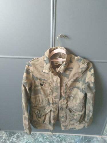 Camouflage Jas, Verzenden, Nieuw, Maat 34 (XS) of kleiner, Groen