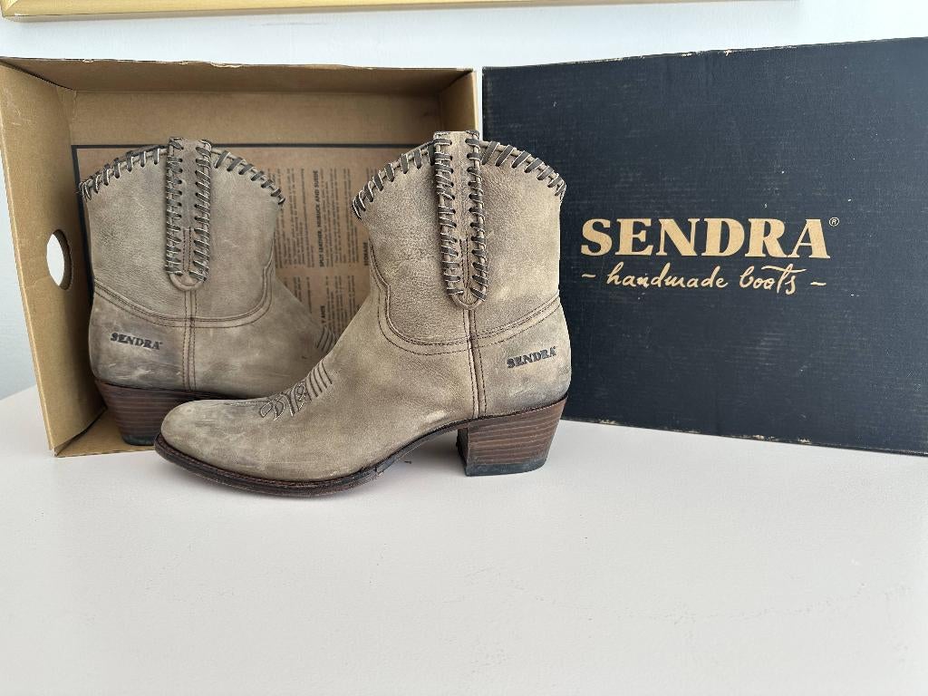 Sendra laarzen, Ophalen, Sendra, Beige, Lage of Enkellaarzen