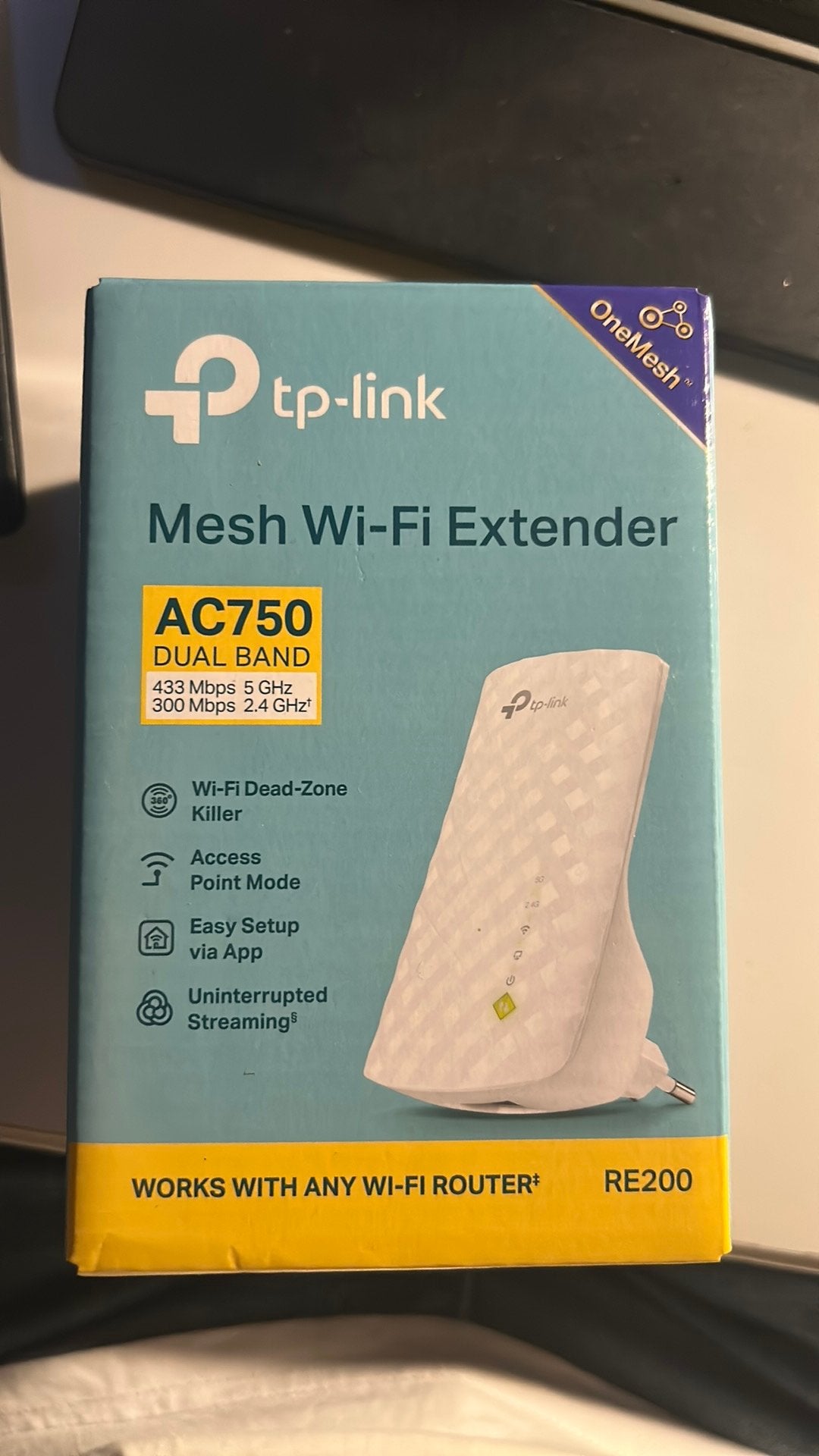 tp-link AC750 Mesh Wi-Fi Extender, Computers en Software, Ophalen of Verzenden, Zo goed als nieuw