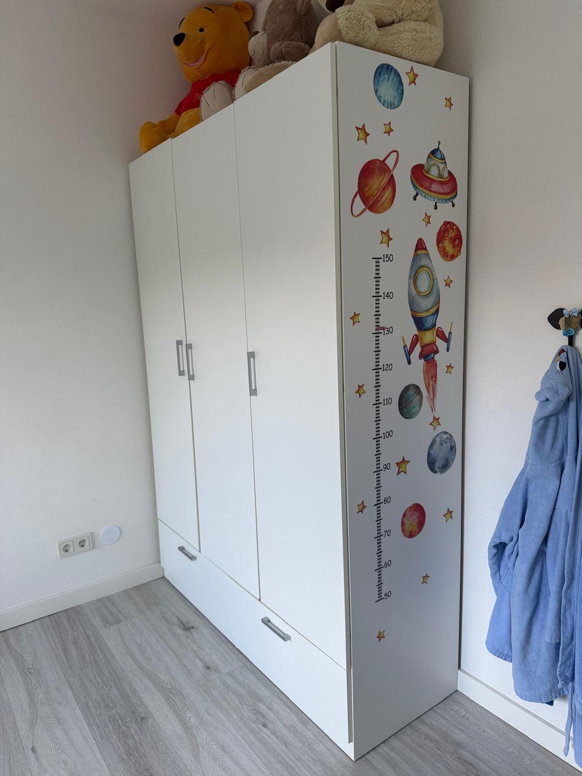 Kledingkast, Huis en Inrichting, Kasten | Kledingkasten, Ophalen, Zo goed als nieuw, 50 tot 75 cm, 200 cm of meer