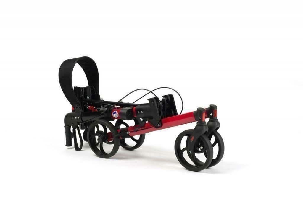 Rollator Quava dubbel inklapbaar lichtgewicht, Ophalen of Verzenden, Opvouwbaar, Nieuw
