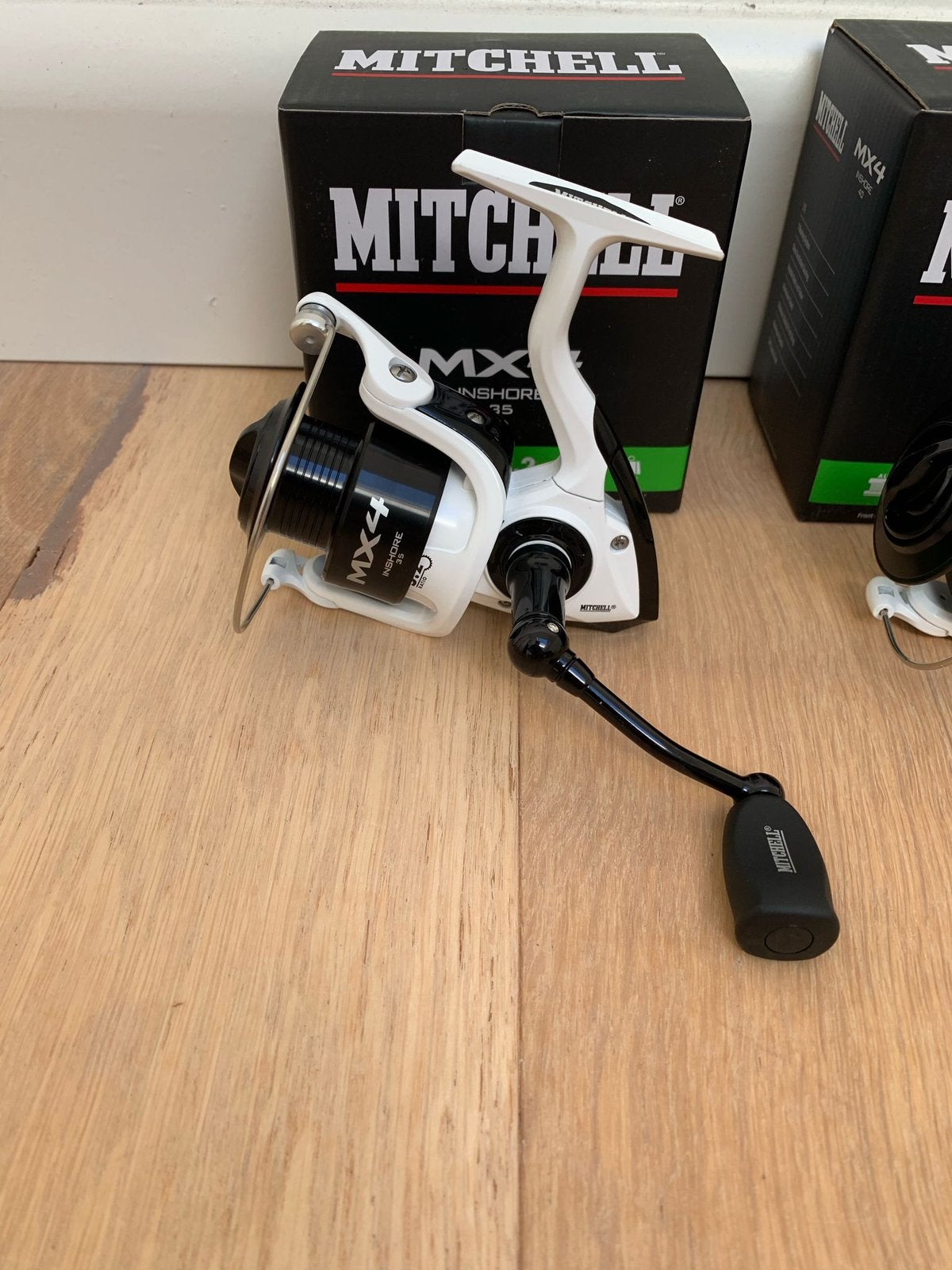 Nieuwe Mitchell MX4 Inshore 4000 molens, 7 lagers, Mitchell, Molen, Nieuw, Ophalen of Verzenden
