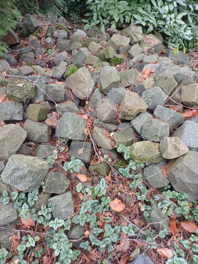 Kinderkoppen, Ophalen, Gebruikt, Kei, Basalt