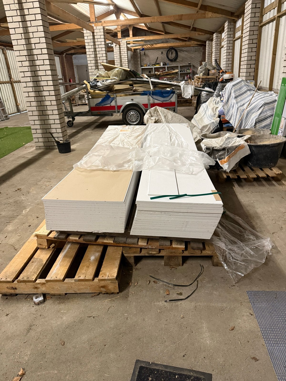 Nieuwe gipsplaten voor wanden en plafonds 60x, Doe-het-zelf en Verbouw, Platen en Panelen, Ophalen, Nieuw, Overige materialen
