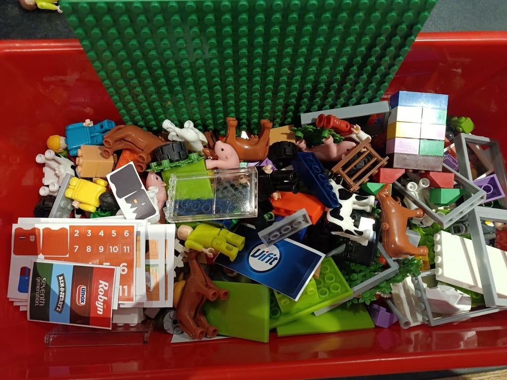 LEGO onderdelen:, Ophalen, Gebruikt