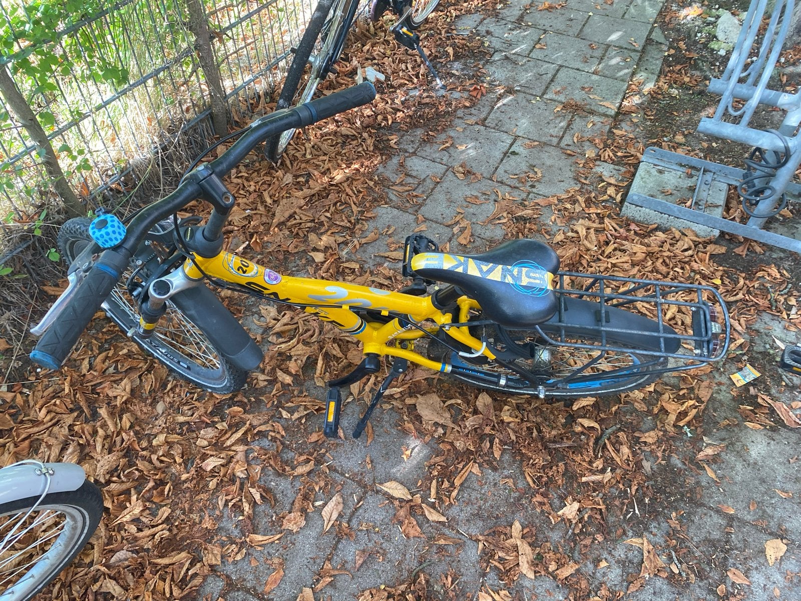 Batavus Snake kinderfiets 20 inch - Geel, Ophalen, Gebruikt, Velgrem, Versnellingen